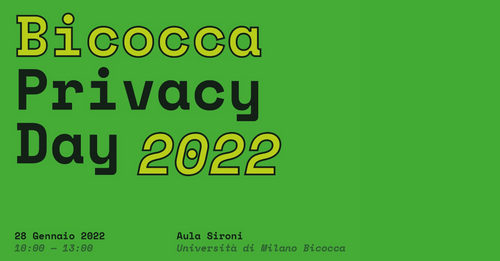 Bicocca Privacy Day 2022: la registrazione